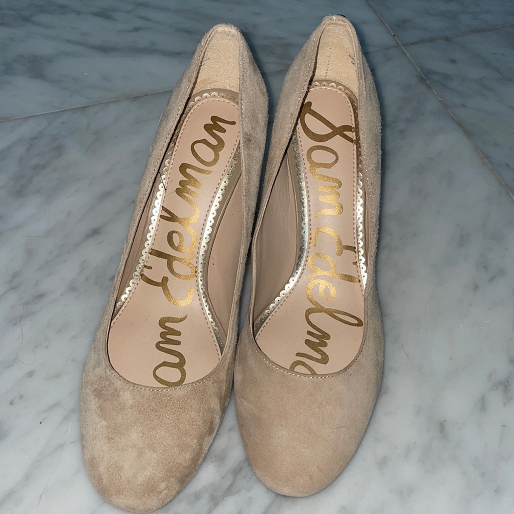 NWOT Sam Edelman suede heels